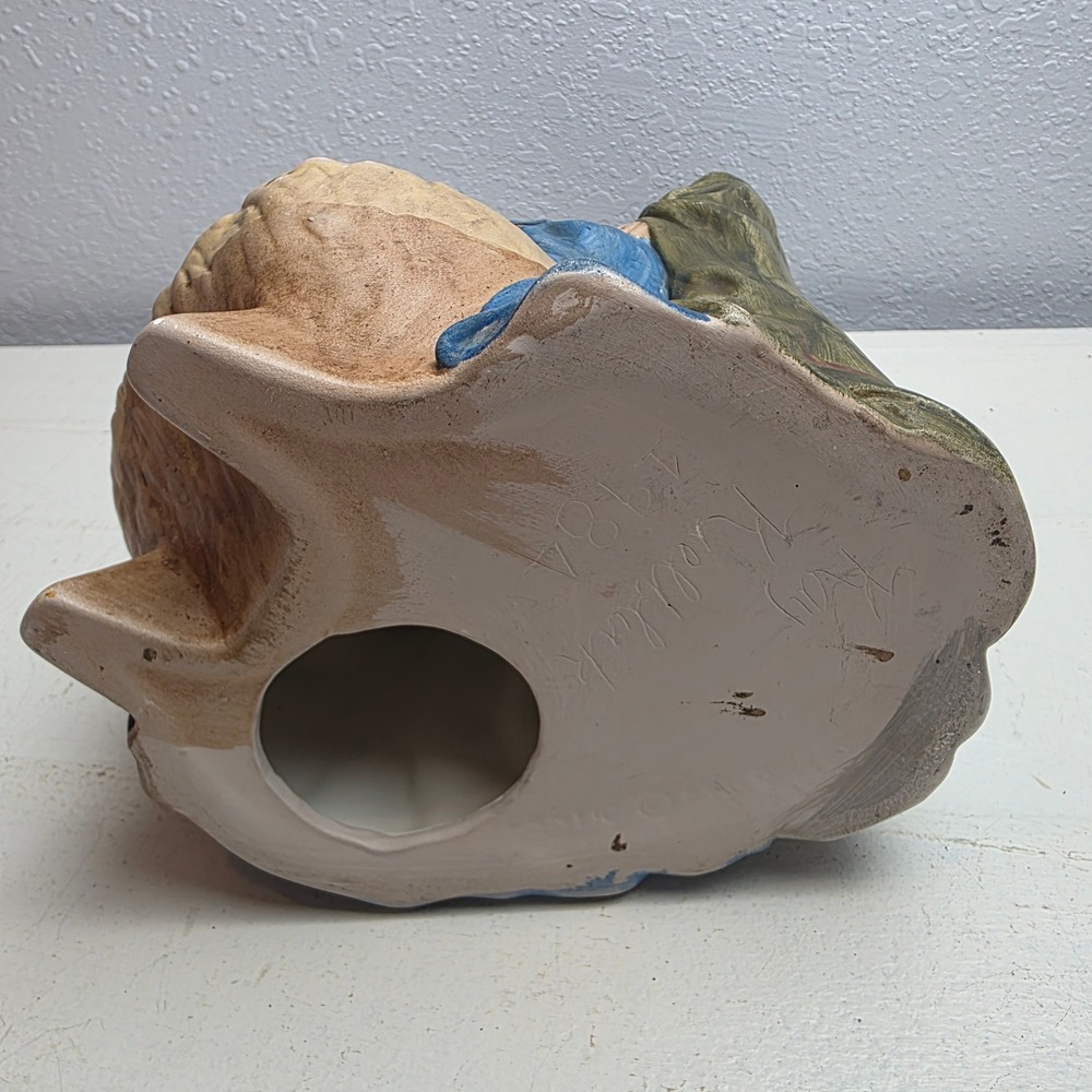 Vintage 1984 Nativity Scene Joseph Mary Baby Jesus Ceramic Figurine Holy Family - Picture 8 of 8